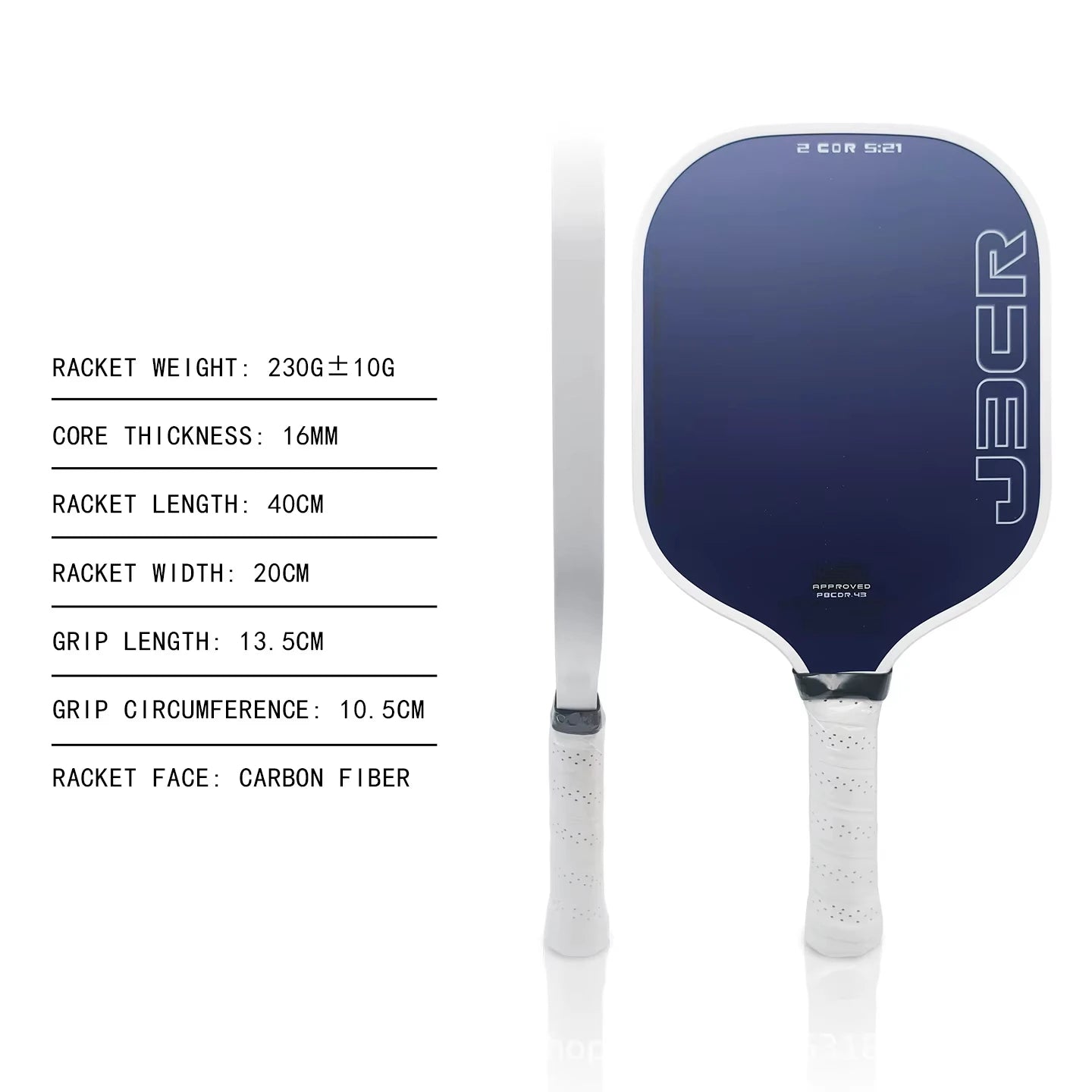 MST J3CR Crystal Grit Pickleball Paddle